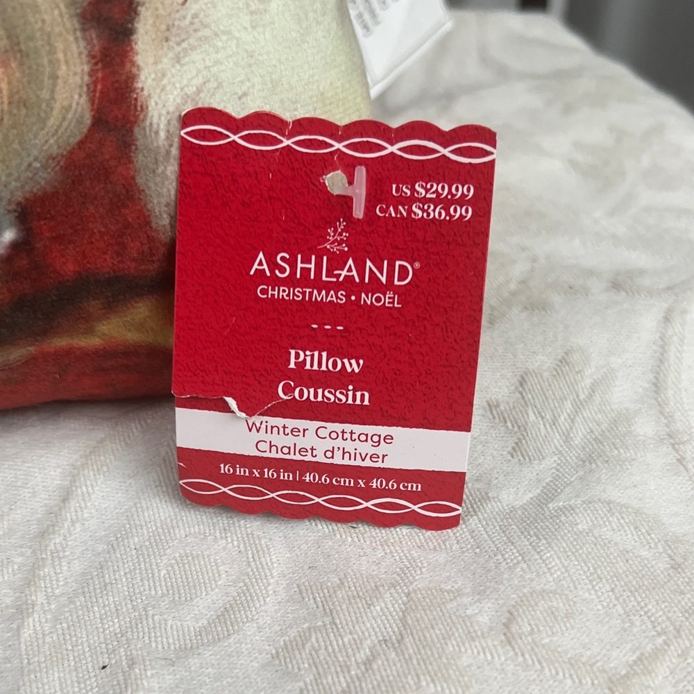 Ashland Santa Claus Pillow - Red, Green, and White - Picture 2 of 7